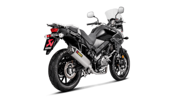 Suzuki V-Strom 650 2017-2024 Akrapovic Egzoz Slip-On Titanyum
