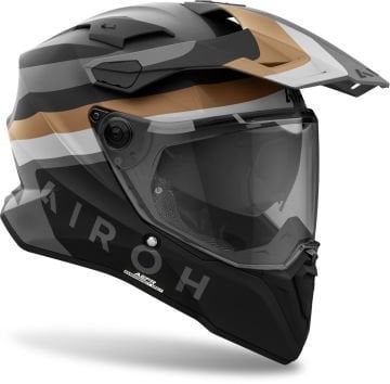Airoh Commander 2 Doom Kask Mat Gri/Siyah