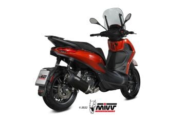 Mivv Mover Siyah Çelik Egzoz, Piaggio Beverly 400 HPE 2021-2024