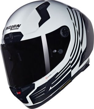 Nolan X-804 RS Ultra Carbon Ala Kask Beyaz