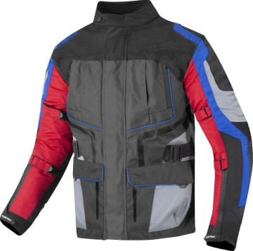 Berik Safari Waterproof 3in1 Motosiklet Mont Siyah/Kırmızı/Mavi