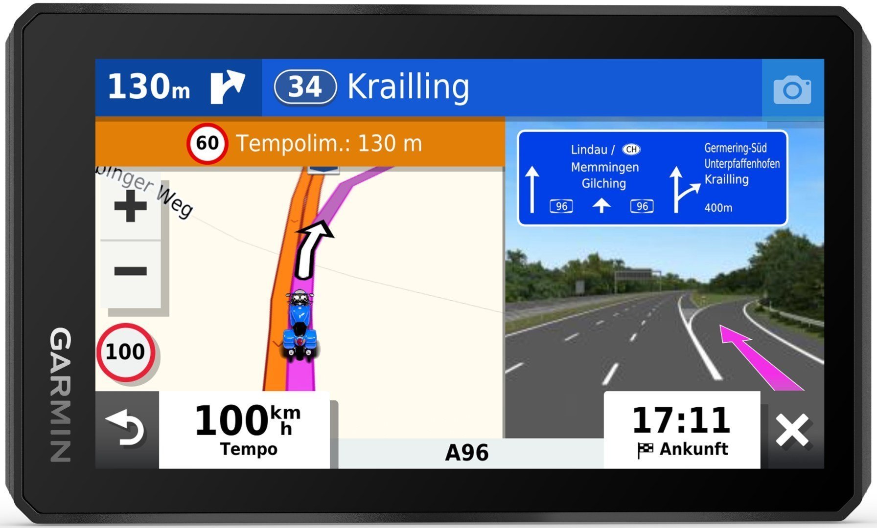 Garmin zumo XT Navigasyon Sistemi ve Taşıma Çantası Seti