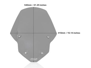 WRS Ön Cam Touring Füme Triumph Tiger 850 / 900 2020-2026
