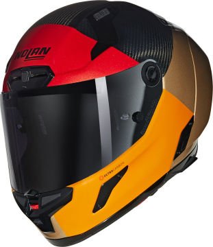 Nolan X-804 RS Ultra Carbon Blocco Kask Turuncu