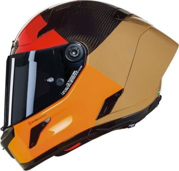 Nolan X-804 RS Ultra Carbon Blocco Kask Turuncu
