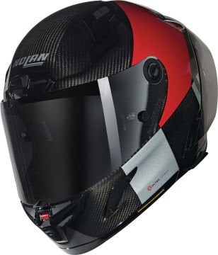 Nolan X-804 RS Ultra Carbon Combo Gara Kask Kırmızı