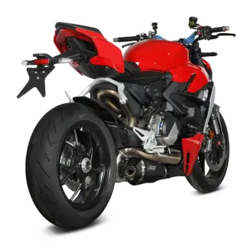 Ducati Panigale V2 2020-2024 Mivv Delta Race Siyah Çelik Egzoz