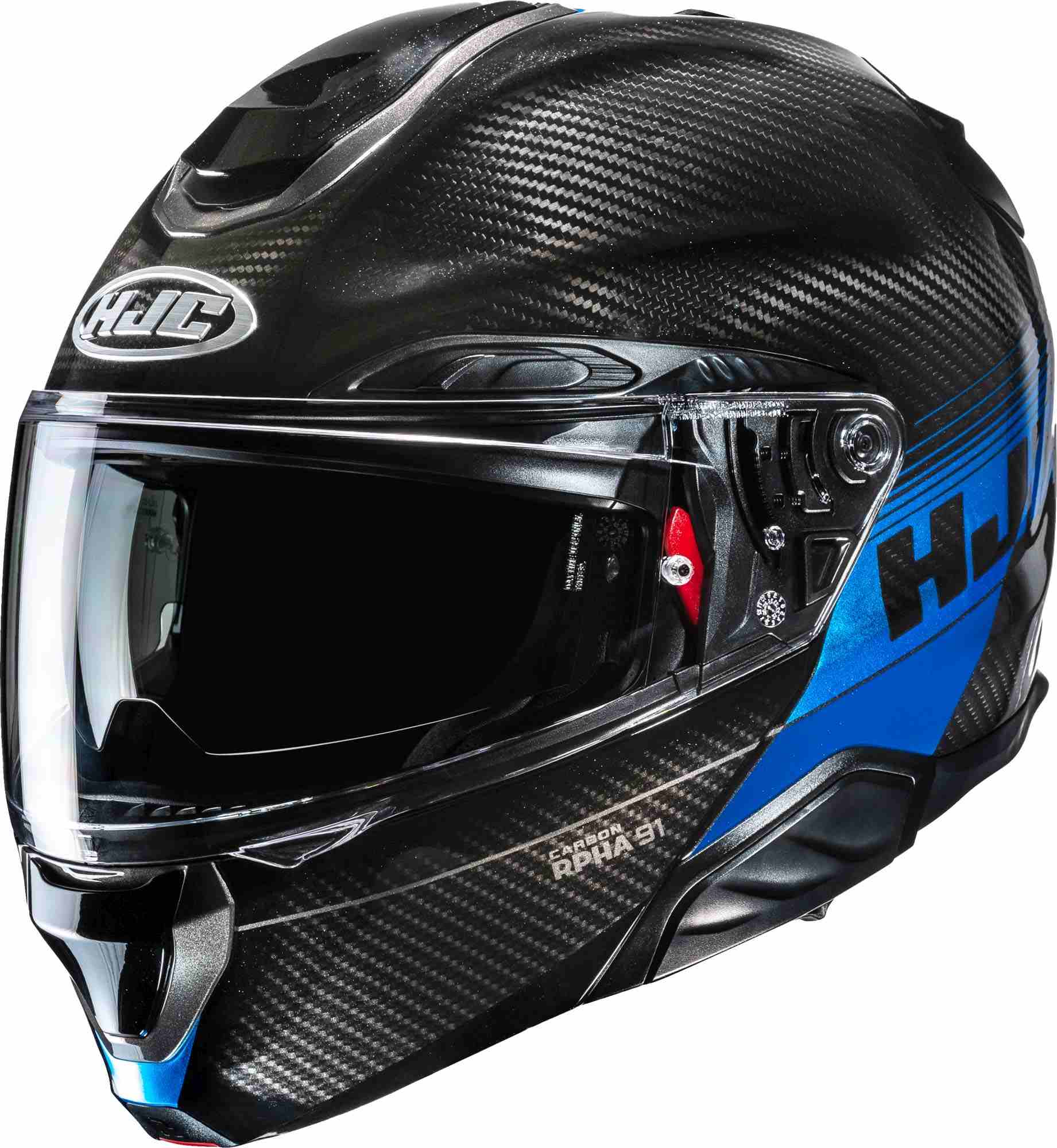 HJC RPHA 91 Elig Çene Açılır Kask Siyah-Mavi