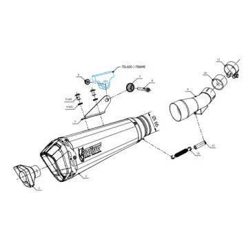 Honda Forza 750 2021-2025 Mivv Delta Race Çelik Egzoz