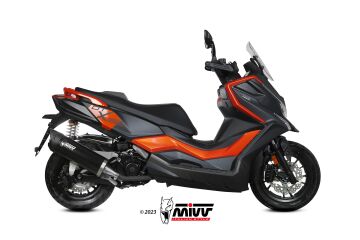 Kymco DTX 360 2023-2024 Mivv Mover Siyah Çelik Egzoz
