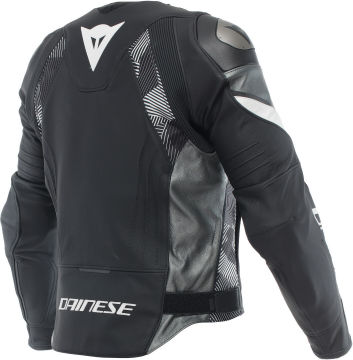 Dainese Avro 5 Motosiklet Deri Ceket Siyah-Beyaz-Gri
