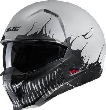 HJC i20 Scraw Modüler Kask Gri/Siyah