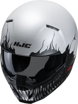 HJC i20 Scraw Modüler Kask Gri/Siyah