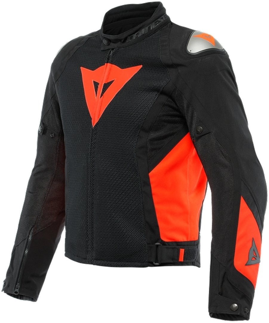 Dainese Energyca Air Black Fluo Red Tekstil Ceket
