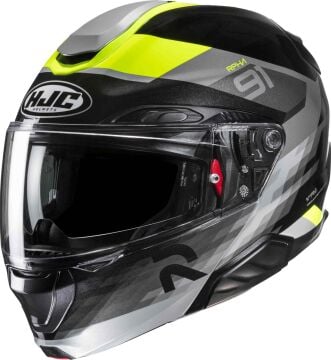 HJC RPHA 91 Madal Çene Açılır Kask Sarı/Siyah/Gri