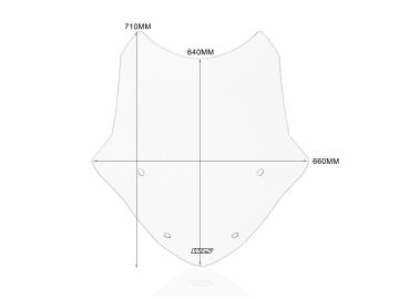 WRS Touring Şeffaf Ön Cam BMW R 1250 Rt 2021-2025