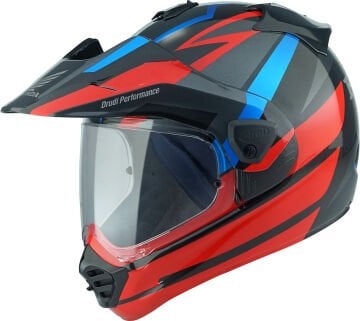 Arai Tour-X5 Africa Twin Motocross Kapalı Kask Kırmızı