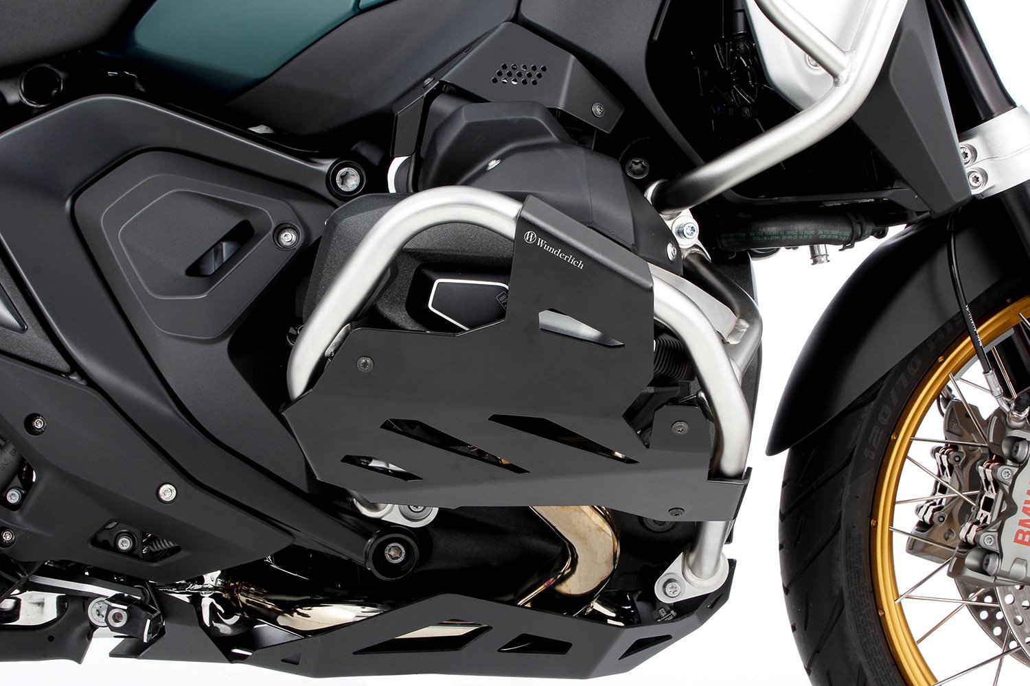 BMW R 1300 GS ve GS Adventure için Wunderlich Silindir Kapağı Koruma Set Siyah