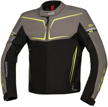 IXS TS-PRO ST+ Motosiklet Mont Siyah-Gri-Sarı