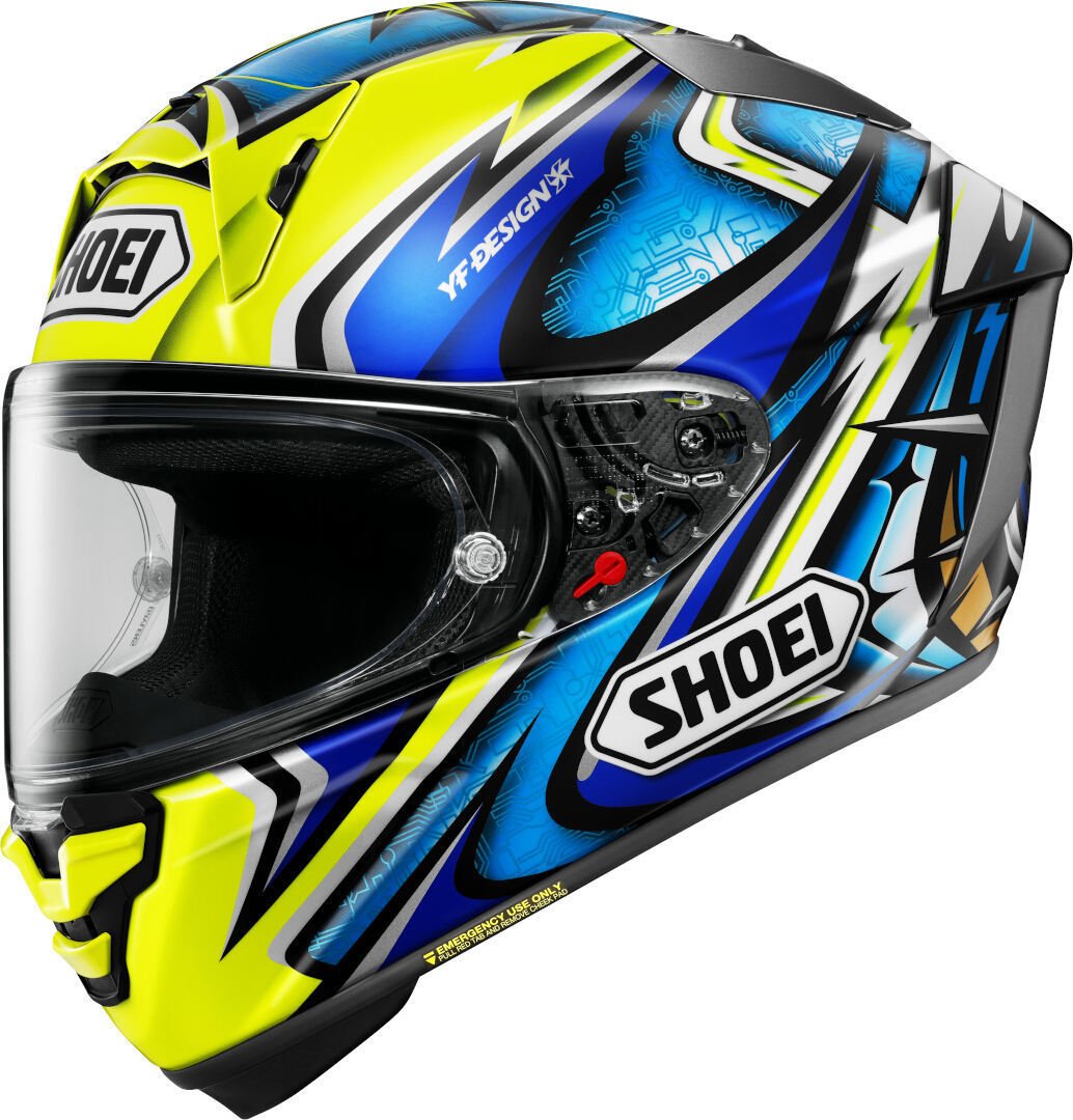 Shoei X-Spirit Pro Daijiro Kask Mavi