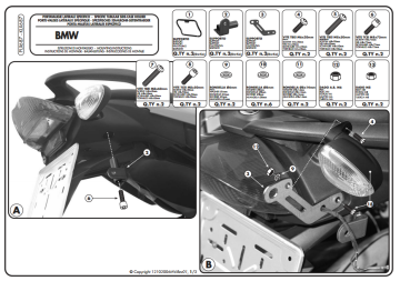 Kappa KLX687 Bmw F 800 S ST (06-15) Yan Canta Tasıyıcı