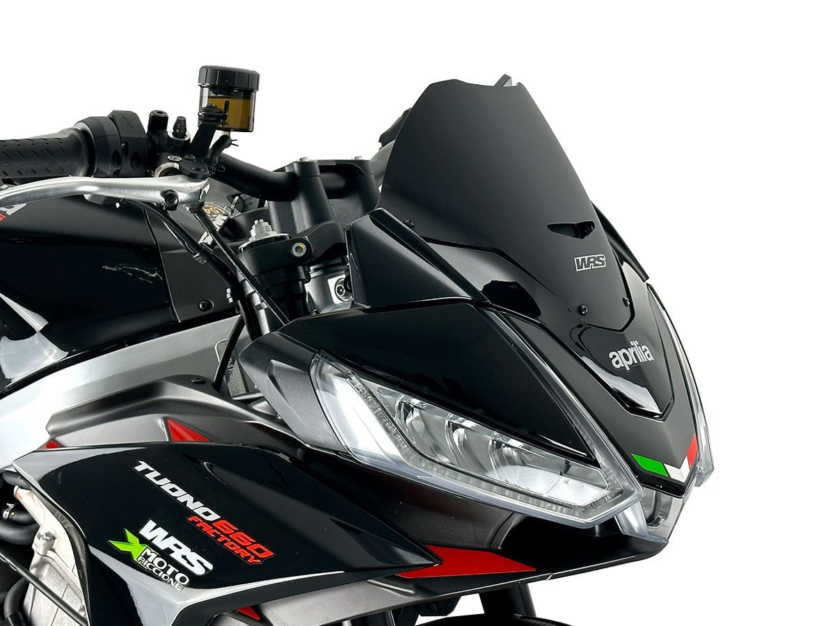 WRS Sport Mat Siyah Ön Cam Aprilia Tuono 660 2021-2026