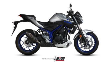 Yamaha MT-03 / MT-25 2016-2025 Mivv Suono Siyah Çelik Egzoz