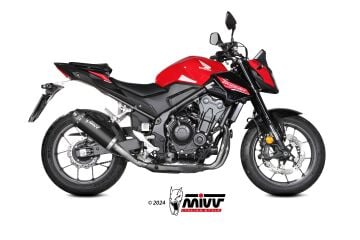 Honda CB500 Hornet 2024-2025 Mivv AK1 Egzoz Siyah Çelik