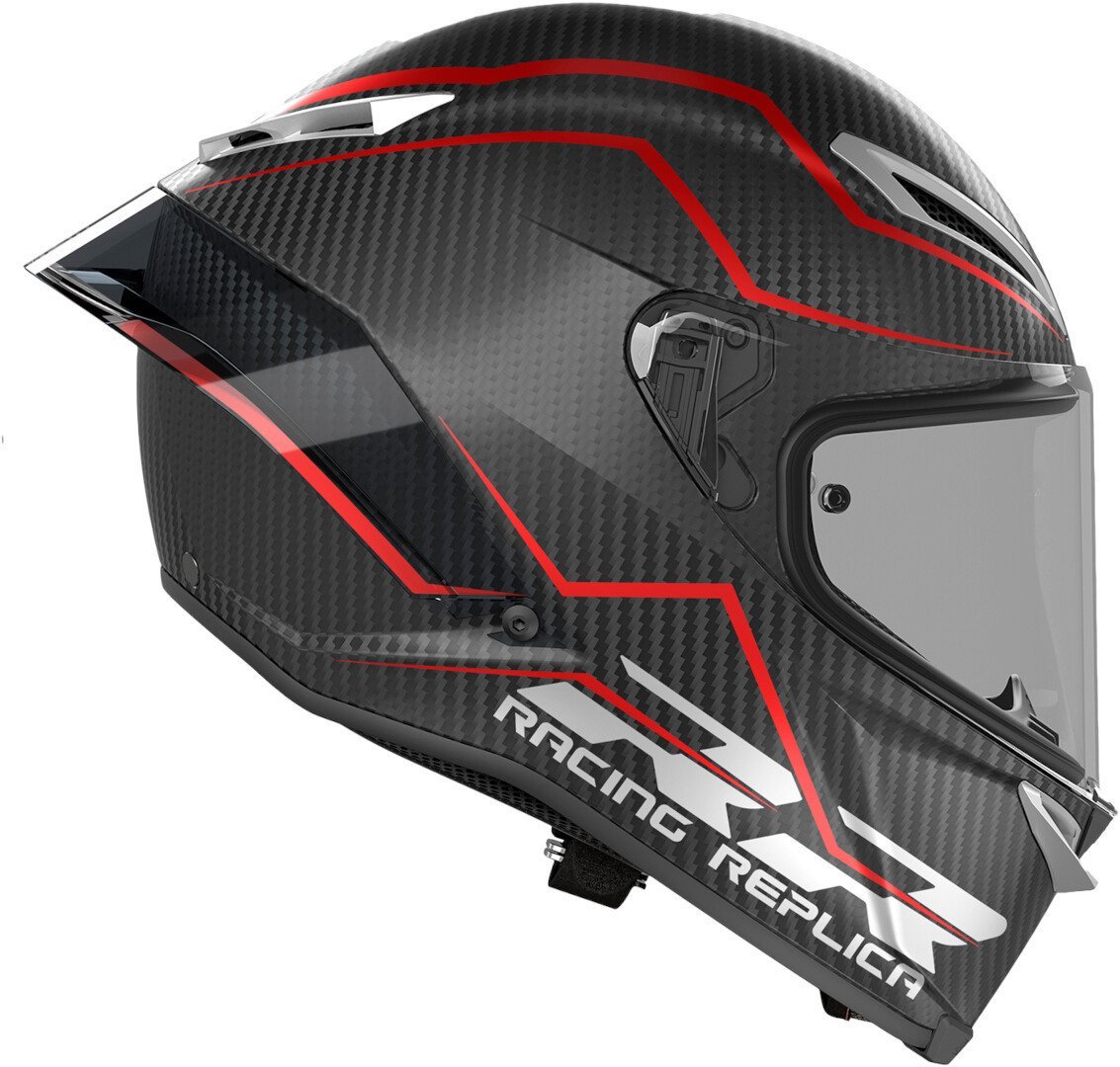 AGV Pista GP RR Performante Carbon Kapalı Kask Siyah/Kırmızı
