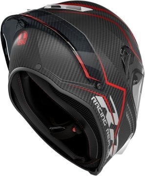 AGV Pista GP RR Performante Carbon Kapalı Kask Siyah/Kırmızı