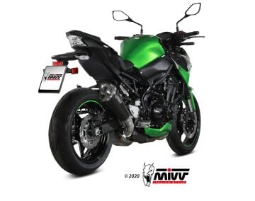 Mivv Delta Race Siyah Çelik Egzoz, Kawasaki Z900 2020-2024