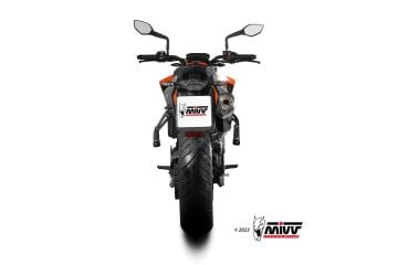 Mivv Delta Race Siyah Çelik Egzoz, KTM Duke 790 2023-2025