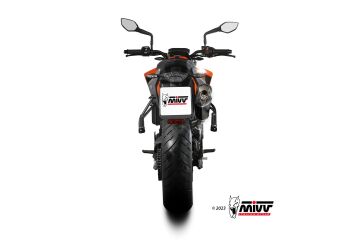 KTM Duke 790 2023-2025, Mivv Delta Race Siyah Çelik Egzoz