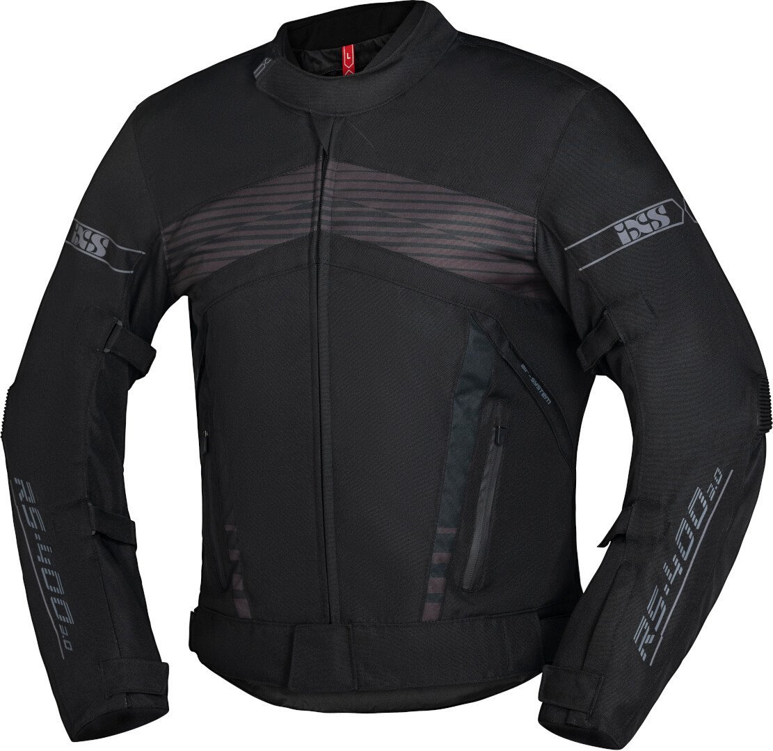 IXS RS-400-ST 3.0 Waterproof Motosiklet Mont Siyah