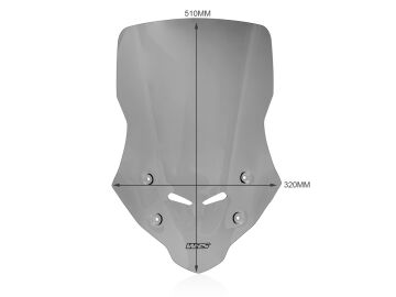 WRS Ön Cam Caponord Koyu Füme Honda Hornet 750 2023-2024