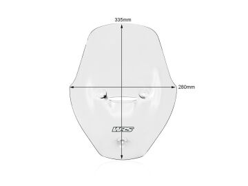 WRS Tur Tipi Ön Cam Şeffaf Ducati Diavel V4 / Rs 2023-2026