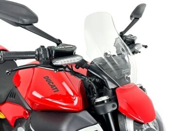 WRS Tur Tipi Ön Cam Şeffaf Ducati Diavel V4 / Rs 2023-2026