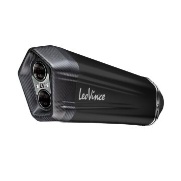 Honda Africa Twin 1100 2020-2024 LeoVince Lv12 Siyah Çelik Slip-On Egzoz