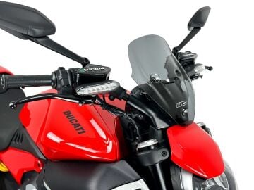 WRS Sport Ön Cam Koyu Füme Ducati Diavel V4 / Rs 2023-2026