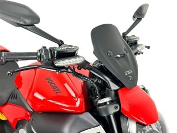 WRS Sport Ön Cam Mat Siyah Ducati Diavel V4 / Rs 2023-2026