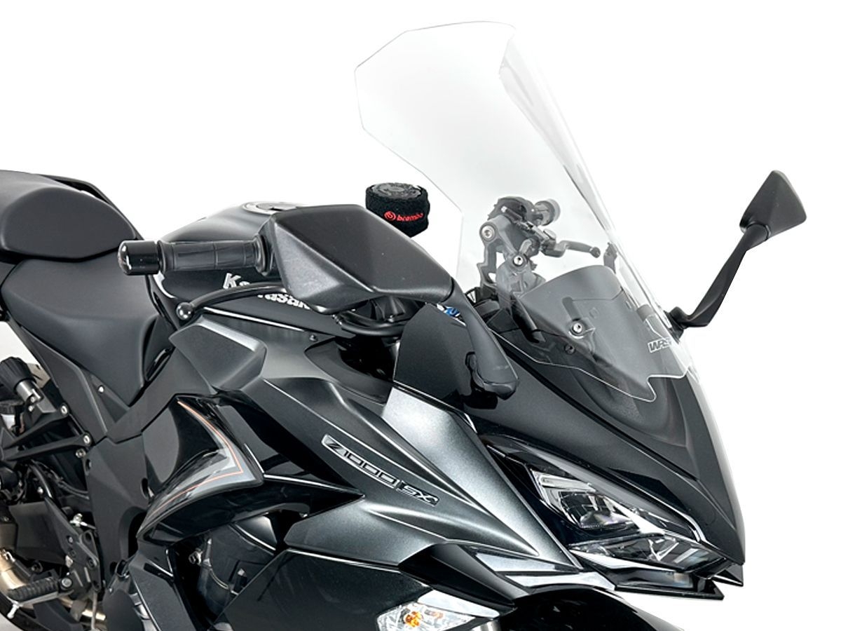 WRS Ön Cam Caponord Şeffaf Kawasaki Ninja 1100 Sx 2025-2026