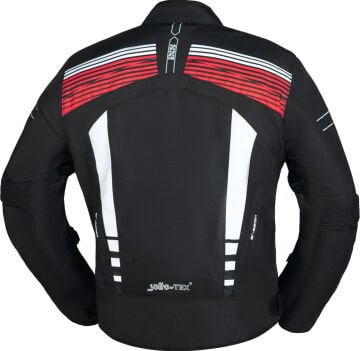 IXS RS-400-ST 3.0 Waterproof Motosiklet Mont Siyah-Beyaz-Kırmızı
