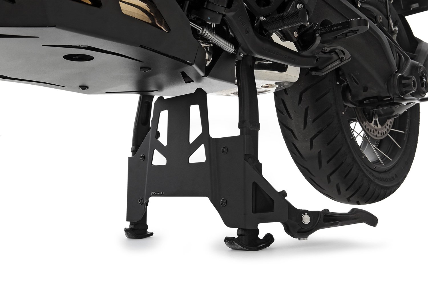 Bmw R 1300 GS ve GS Adventure Wunderlich Orta Sehpa Koruma Plakası Siyah