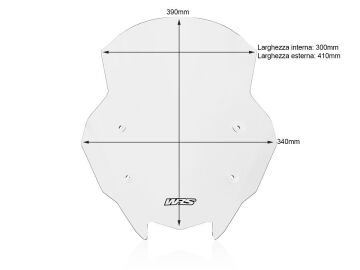 WRS Tur Tipi Ön Cam Şeffaf Kawasaki Ninja 1100 Sx 2025-2026
