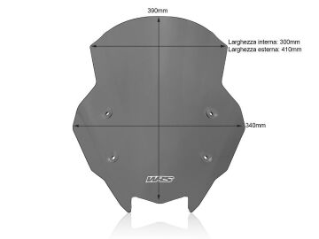 WRS Tur Tipi Ön Cam Koyu Füme Kawasaki Ninja 1000 Sx 2021-2024