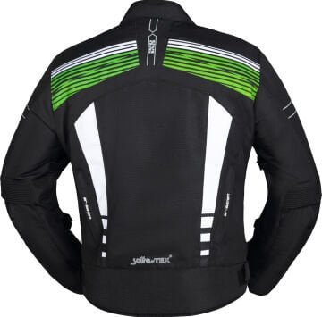 IXS RS-400-ST 3.0 Waterproof Motosiklet Mont Siyah-Beyaz-Yeşil