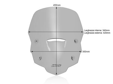 WRS Tur Tipi Ön Cam Füme Honda Xl 750 Transalp 2023-2024