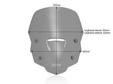 WRS Tur Tipi Ön Cam Koyu Füme Honda Xl 750 Transalp 2023-2024