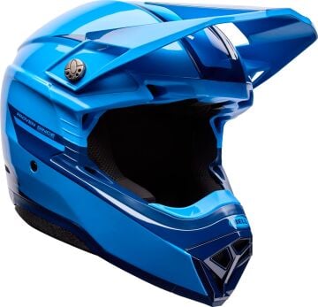 Bell Moto-10 Mıps Fade Motocross Kapalı Kask Mavi