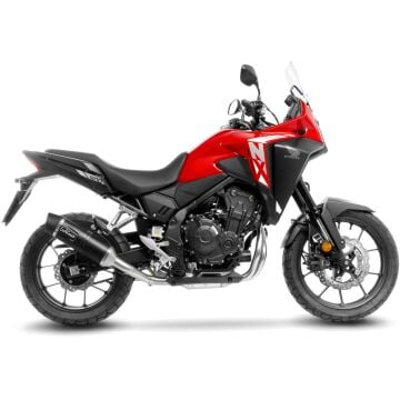 Honda NX500 2024-2025 Leovince LV One Evo Siyah Slip-On Egzoz